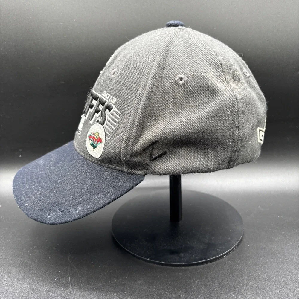 Minnesota Wild Hat Cap Fitted Small Gray NHL Hockey Stanley Cup Playoffs 2013